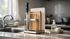 包丁収納とまな板収納はシンク横が正解 立てて置いて時短と安全を両立