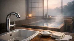 洗面台の白い水あかをクエン酸で落とす方法 こすらずきれいにする手順