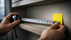 付箋で採寸が劇的にラクに メジャーがズレる狭いすき間を一発で測るコツ