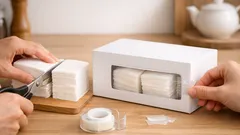 ボックスティッシュの減りが早い家へ、箱をちょい加工して「半分ティッシュ」にする節約術