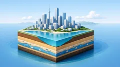 世界最大の都市圏ジャカルタはなぜ沈むのか、地盤沈下と地下水の関係を図解で読む