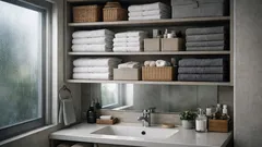 洗面所のタオル収納が整う、角をそろえるだけの簡単たたみ方