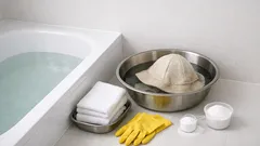 残り湯は洗いだけじゃない、酸素系漂白剤でつけ置き消臭する節水ルーティン