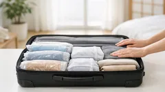 スーツケースが閉まらないを解決する圧縮袋パッキング術